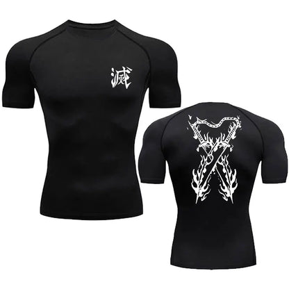 Tengen Uzui Swords T-Shirt - Compression